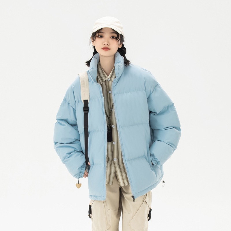 Couple Trendy Fried Street Bread Clothes All-matching Casual Student Cotton Coat Women