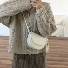 Japanese Loose Lazy Hooded Cardigan Coat - Grey - View 1
