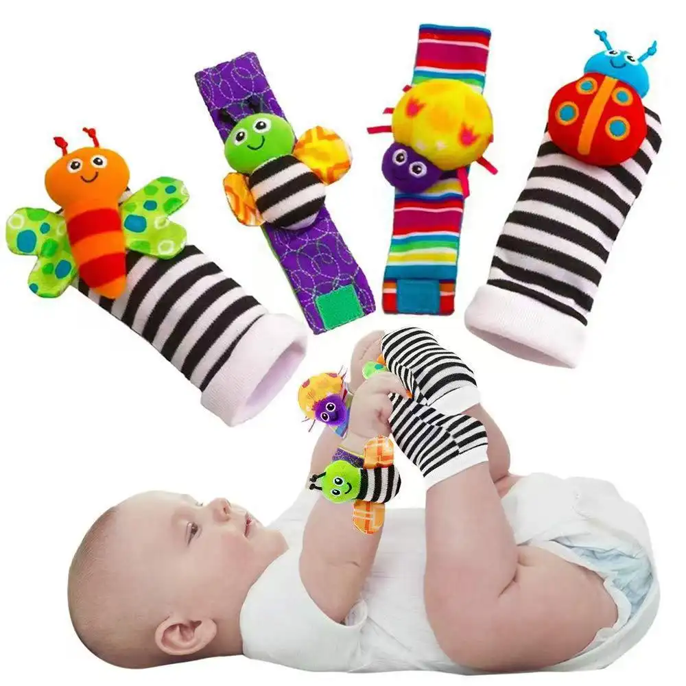 Creative Cartoon Baby Watch Band Foot Sock Suit