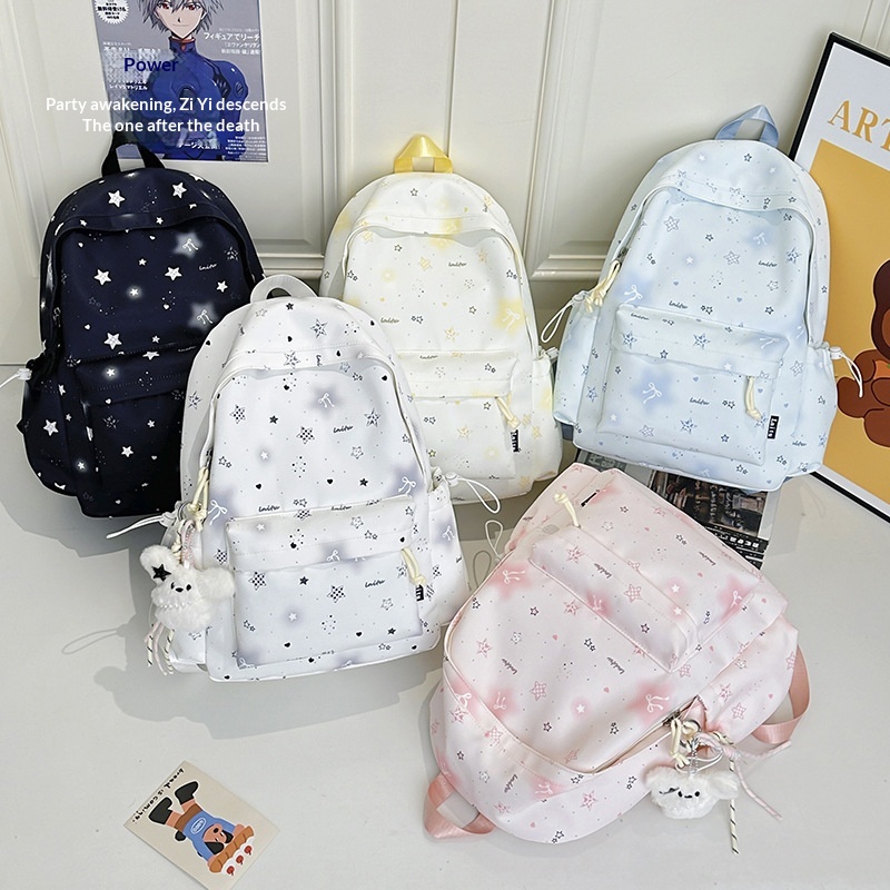 Simple Small Lightweight Shoulder Bag Casual Travel Backpack