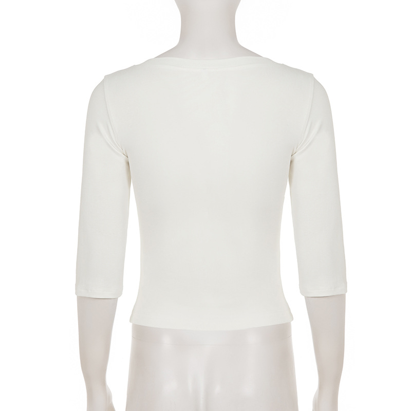 Cropped Feminino de Tricô com Modelagem Ajustada