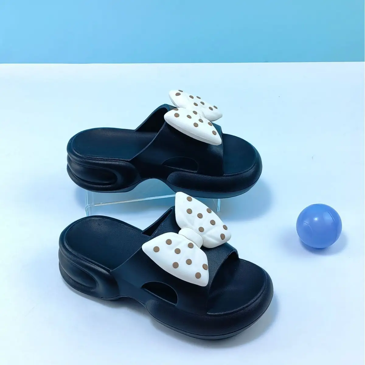 Women's High Heel Seaside Beach Shoes Slippers