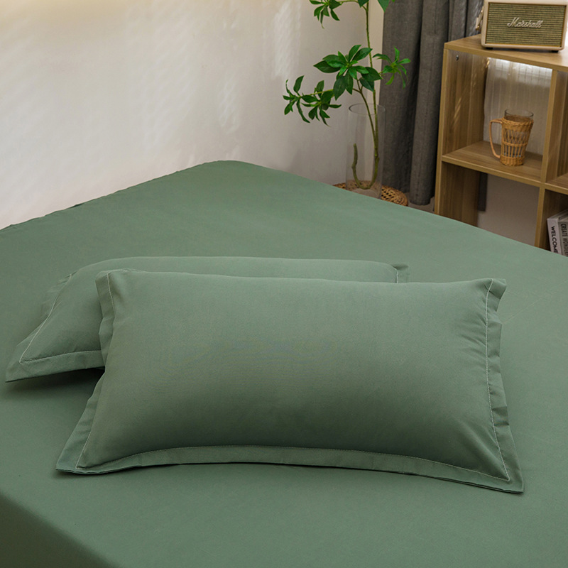 Dark Green Pillowcase