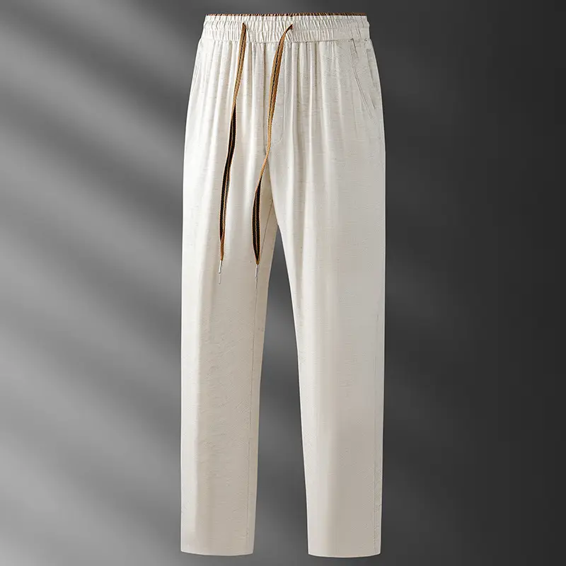 Men's Micro Wide Straight Breathable Sports Pants