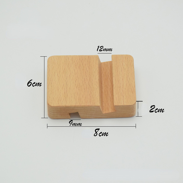 New Simple Universal Portable Solid Wood Cell Phone Racks - Image 11