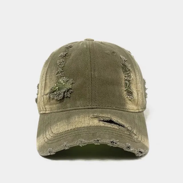 Washed Make Old Ripped Baseball Cap For Women Green - Shop at LoveMi