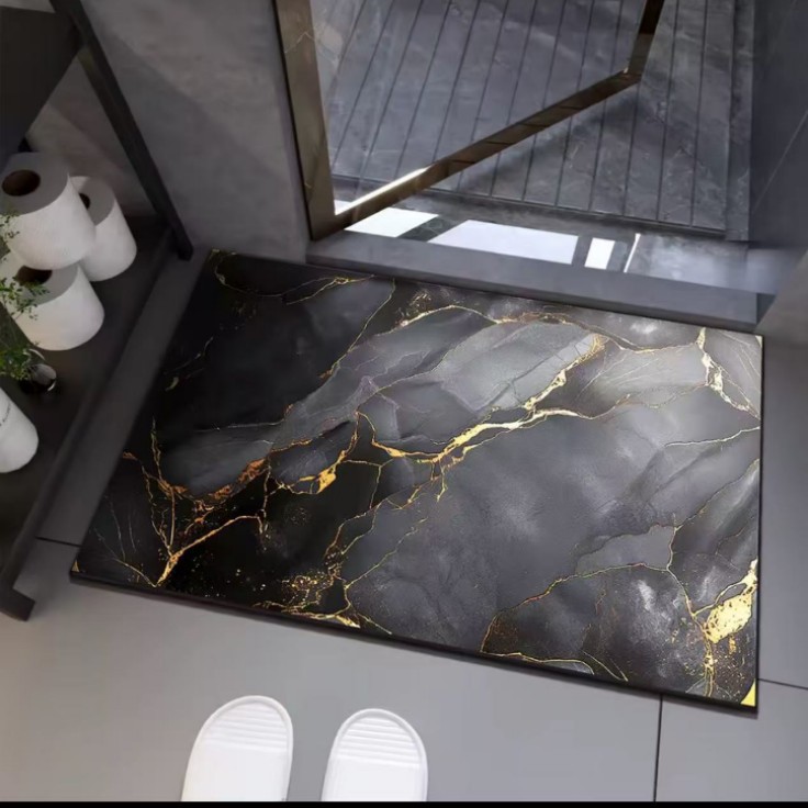 Non Slip Bathroom Floor Mat Durable Stain Resistant And Easy To Clean Foot Pad