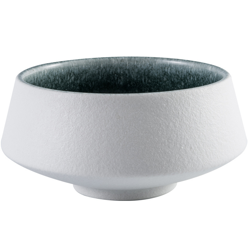 Nordic Ceramic Footed Bowl Creative Western-style Household Rice Bowl 5