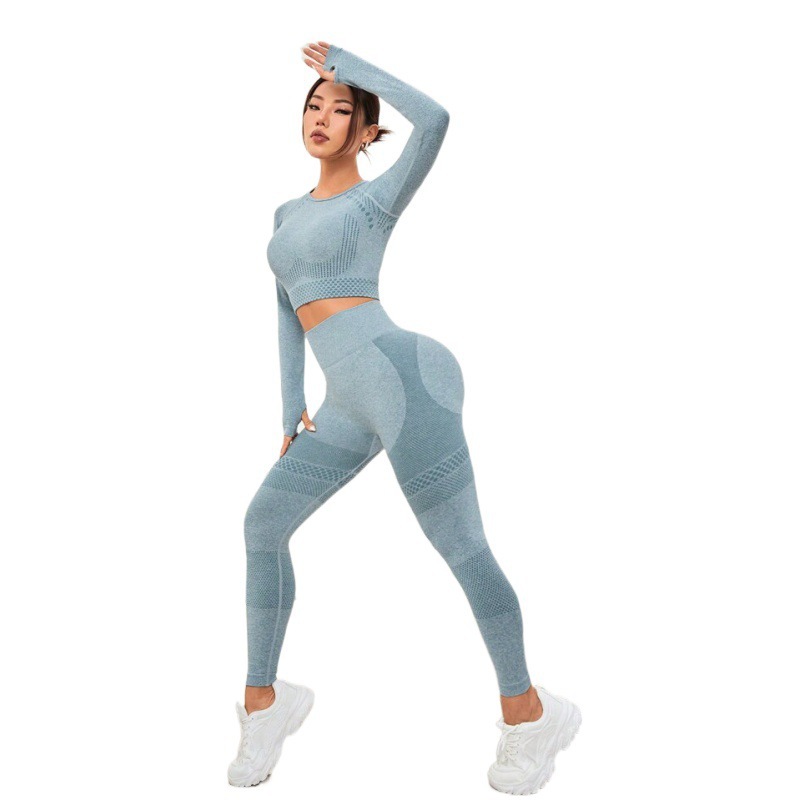 Seamless Workout Clothes Outdoor Sports Suit