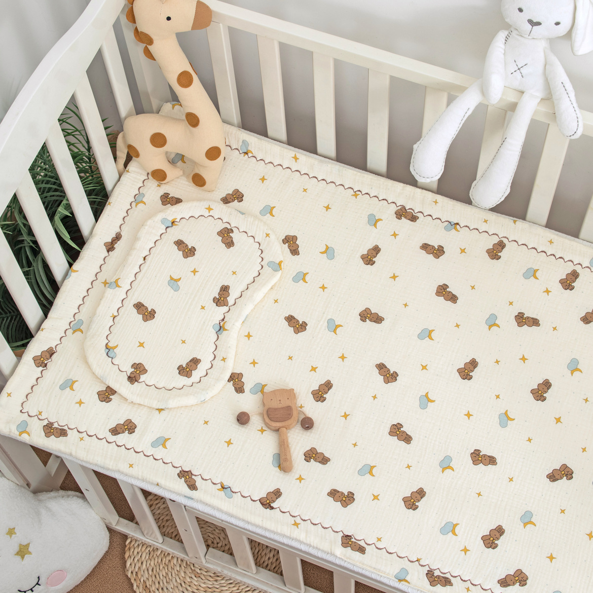 Newborn Pure Cotton Quilt And Mattress Pad
