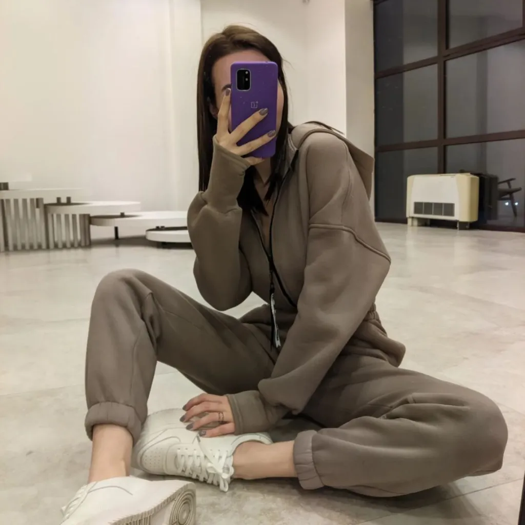Women's Hooded Jumpsuit Sports Casual One-piece Suit - Khaki