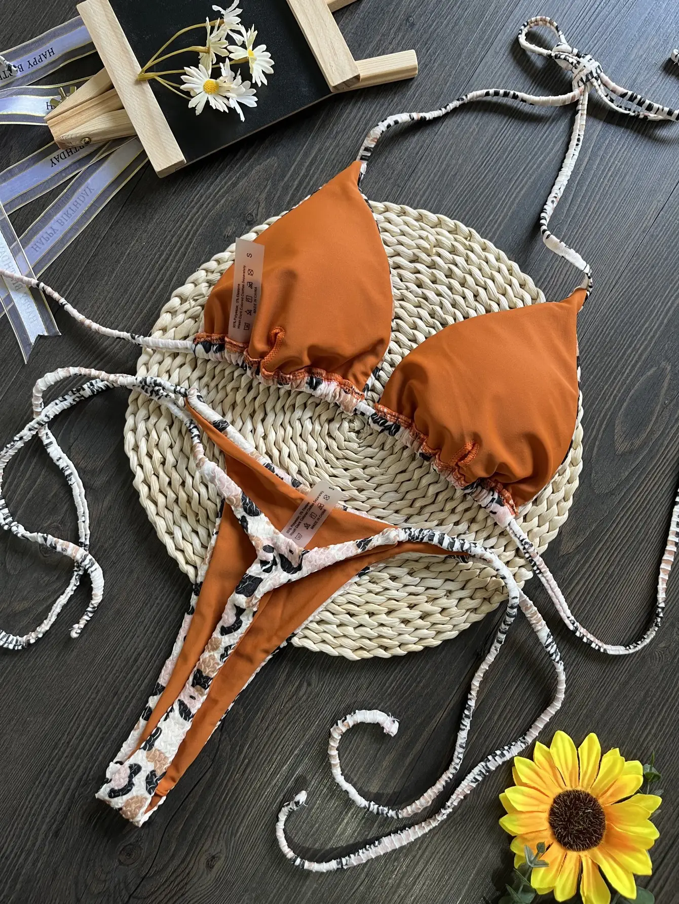 Bikini AliExpress Special Fabric Printed Beach Women's Swimsuit