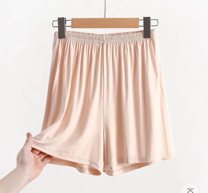 Ms Mode's Lightweight Loose-fitting Summer Shorts - Skin Colour-3Xl