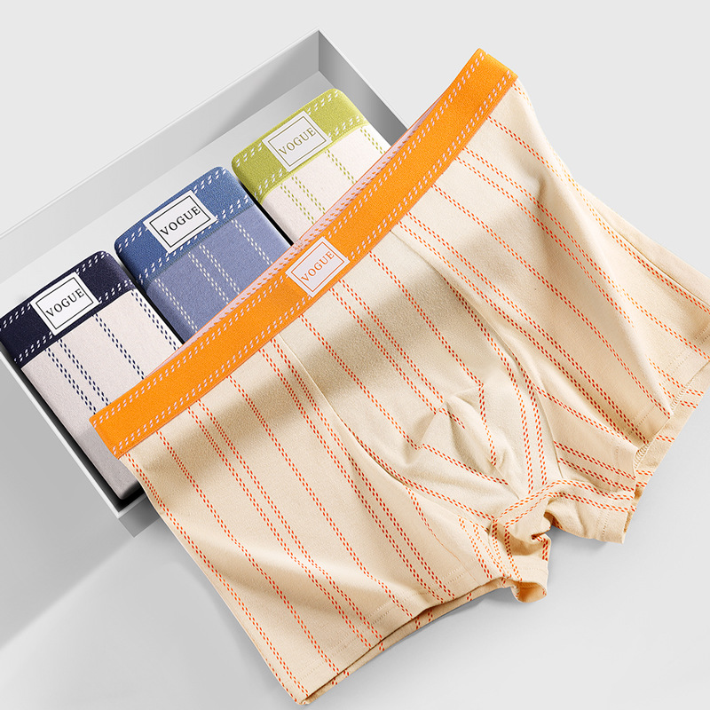 Mens 100 Cotton Antibacterial Sweat-Absorbent And Breathable Shorts