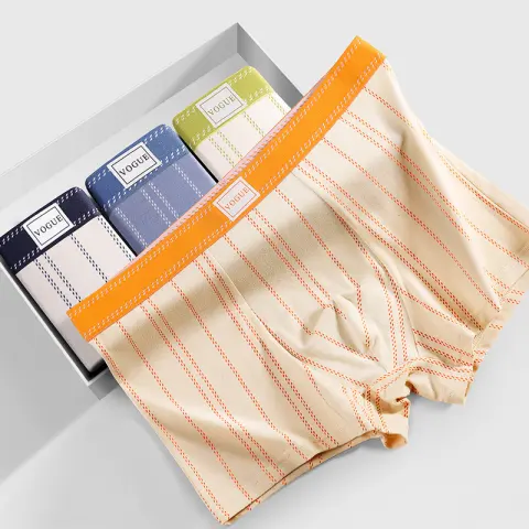 Mens 100 Cotton Antibacterial Sweat-Absorbent and Breathable Shorts