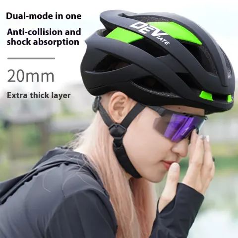 Bicycle Helmet Full Boud Edage Belt Fly Net Unisex