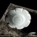9Inches Plate White Mist