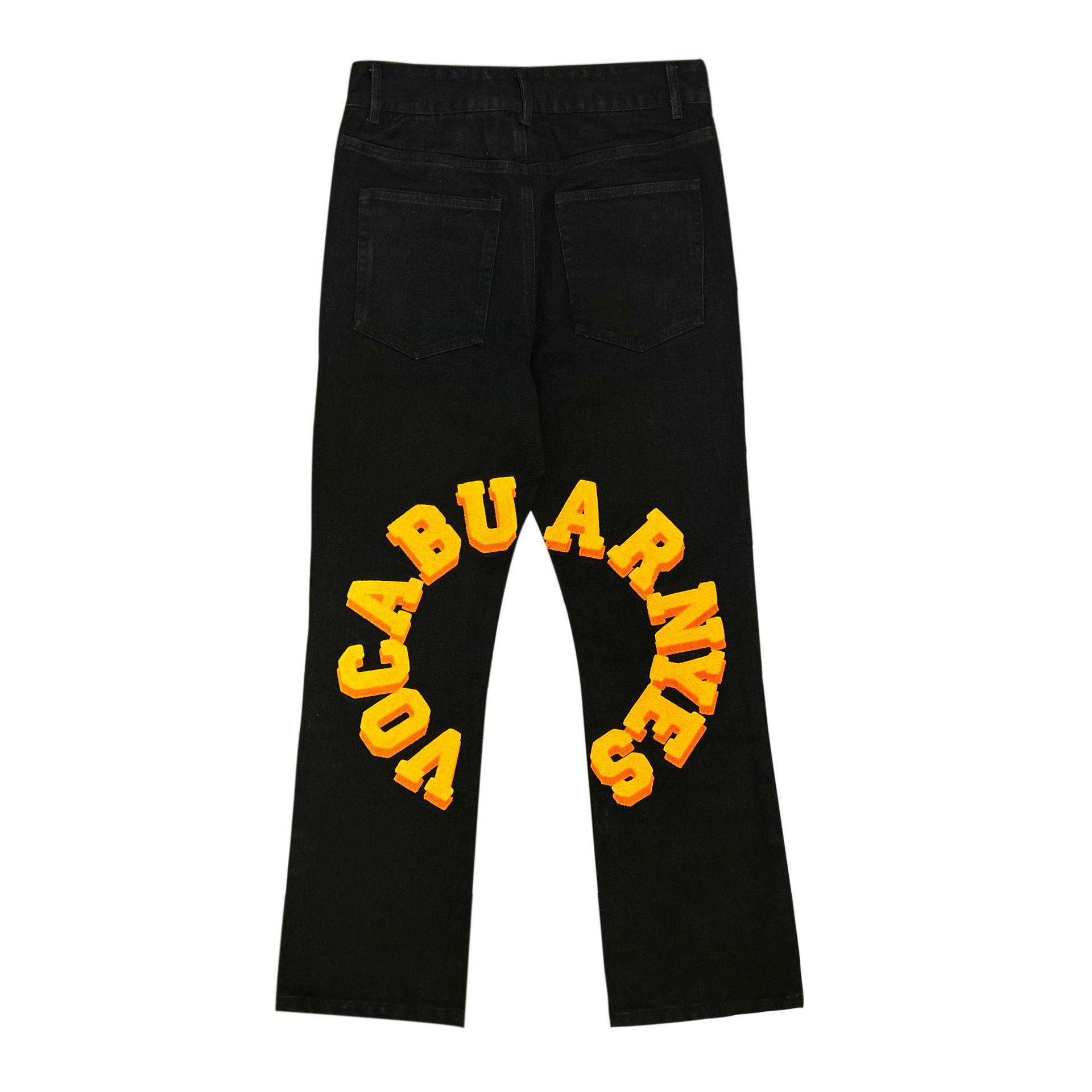 Title 7, Embroidered Street Fashion Jeans Trousers for M...