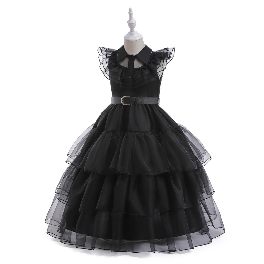 Gauzy Gown High Cold Girls Performance Dress