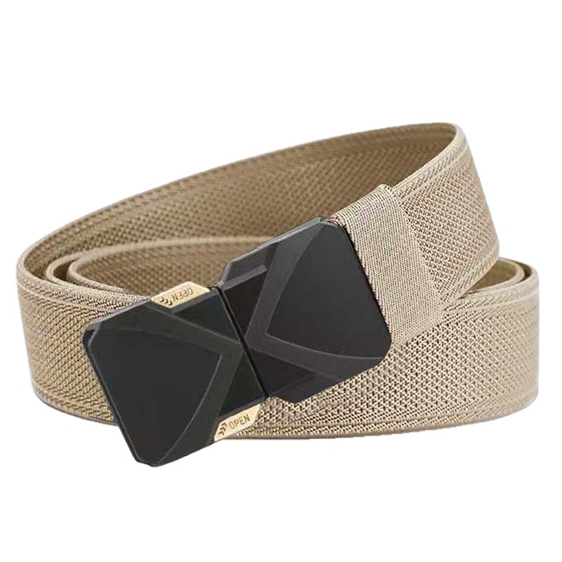 Mens Nylon Canvas Tactical Belt With Adjustable Buckle For Custom Fit