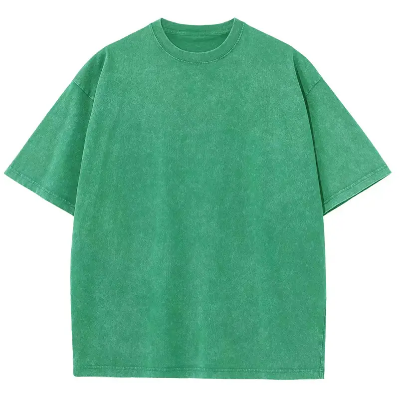 Worn Looking Washed-out Loose Snowflake T-shirt