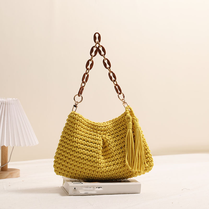 Cotton Knit Crossbody Bag, picture 9 of 10