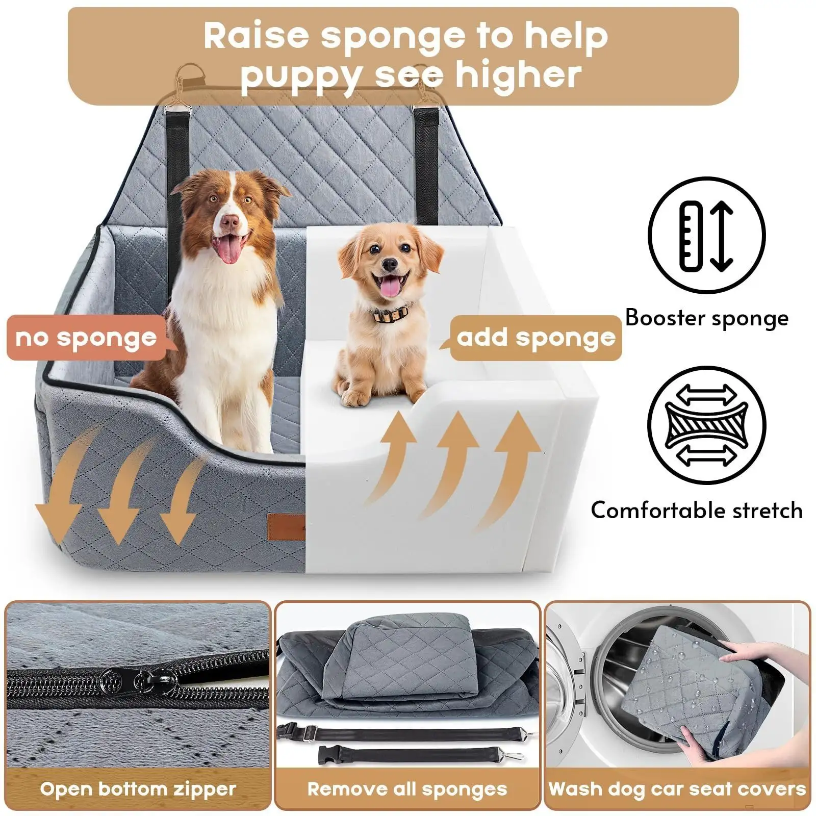 Pet Car Nest Dog Rear Row Breathable