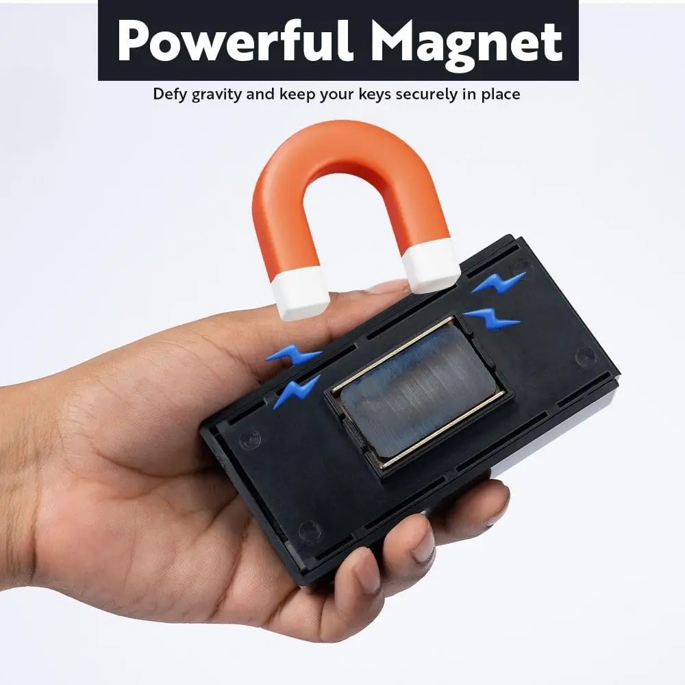 Title 10, Magnetic Portable Anti-lost Secret Stash Key St...