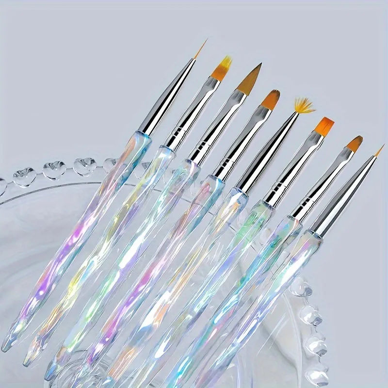 Nail Drawing Line Smudges Brush Suit - Mjb36