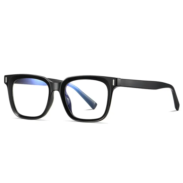 Korean TR90 Plate Anti Blue ray Glasses Frame Street Shot Blue - Shop at LoveMi