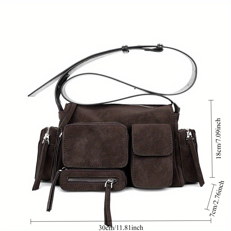 Women's Multi-Pocket Shoulder Crossbody Bag 11 03507713 d9c1 4ba2 a679 1c8d2ce6278a