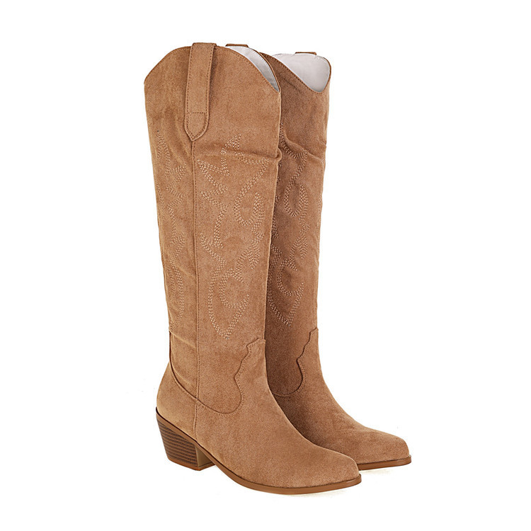 Title 1, V Cut Western Cowboy Boot Women