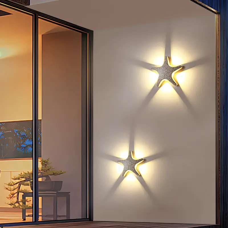 Outdoor Waterproof Starfish Made Corridor Aisle Bedroom