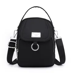 Women's Temperament Leisure Shoulder Bag - Black - View 1