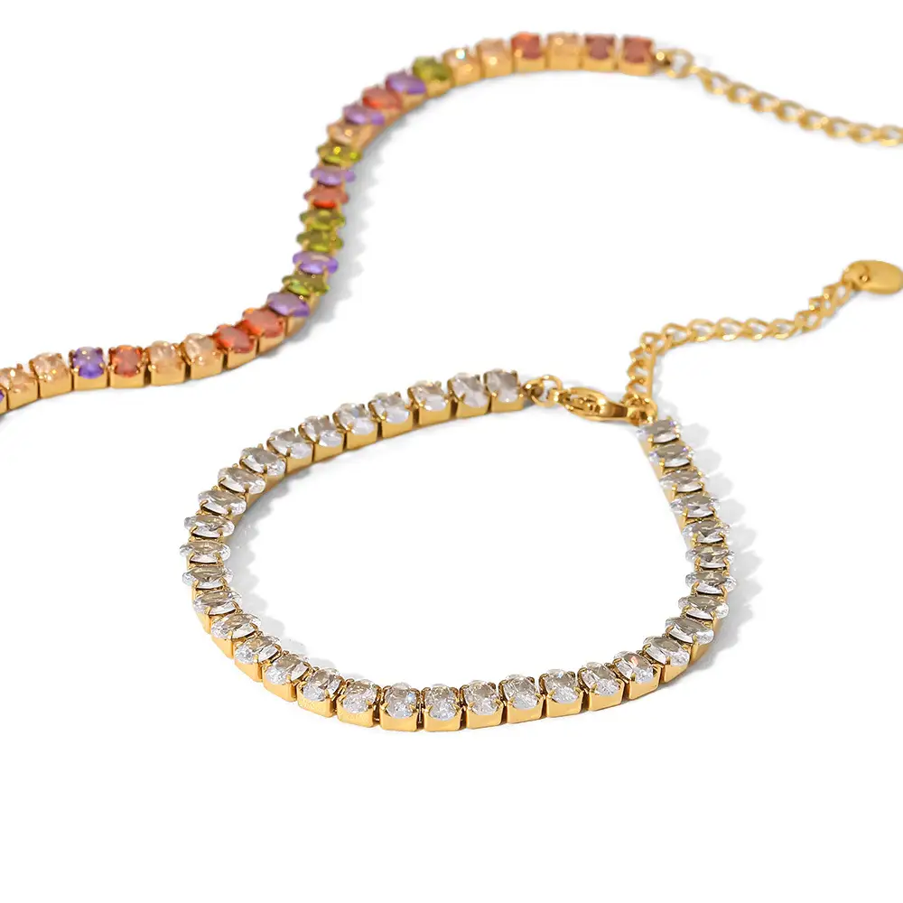 Classic Ruby Tennis Bracelet - Elegant Red Gemstone Link Chain Jewelry for Women Daily Wear Gift
