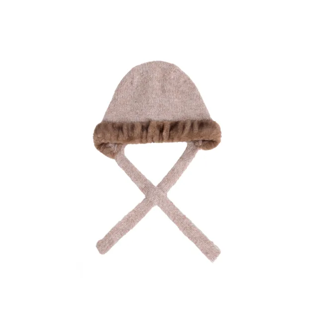 Women's Wool Knit Hat Outdoor Windproof Ear Protection Beanie Khaki - Shop at LoveMi