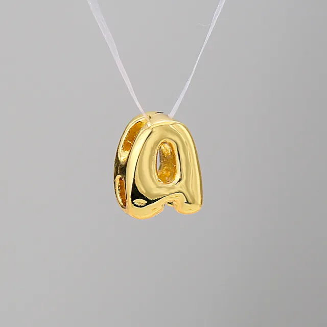 26 English DIY Bubble Letter Pendant Necklace - Shop at LoveMi