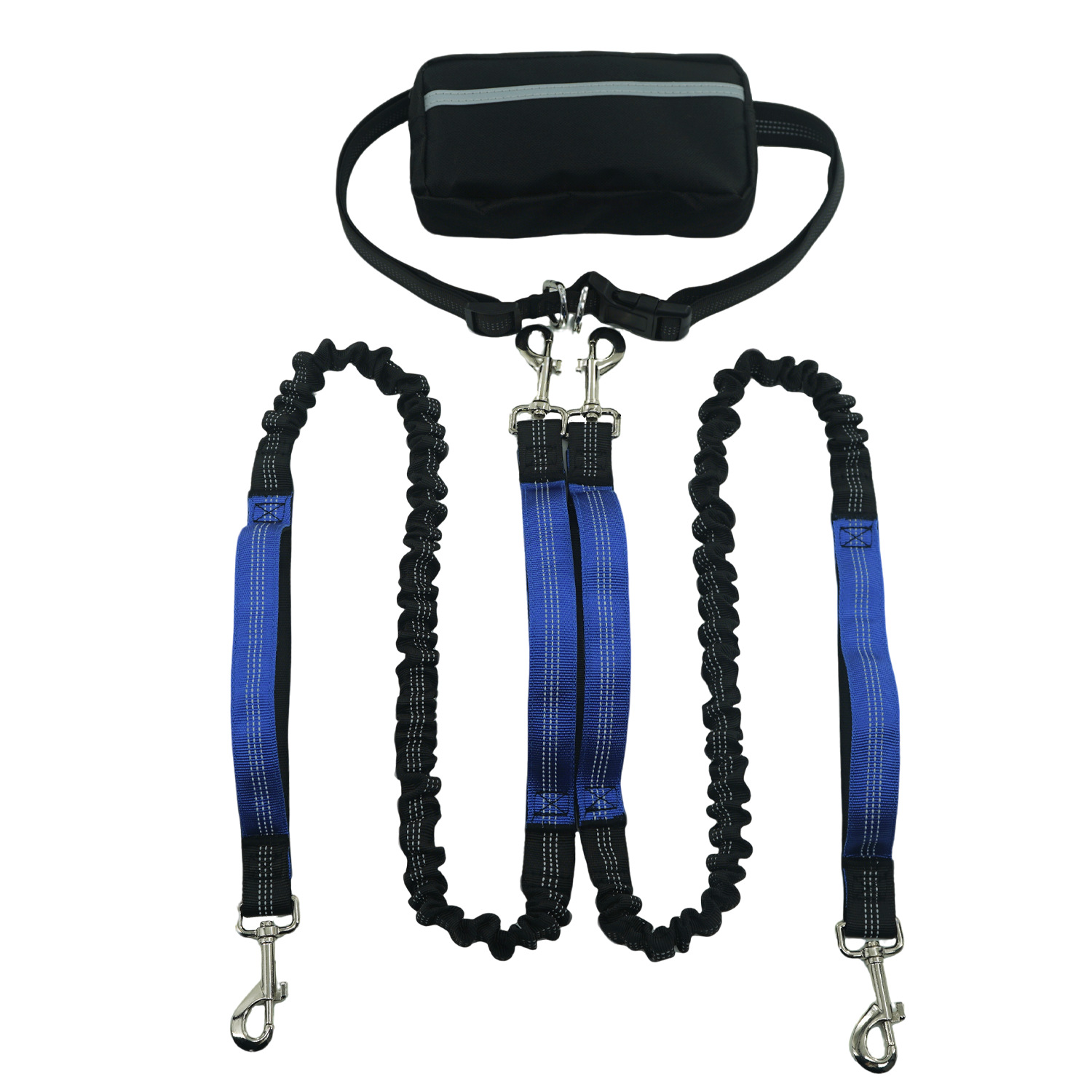 Multifunctional Running Waist Pack With Leash Portable For Dog Walking And Explosion-proof 8