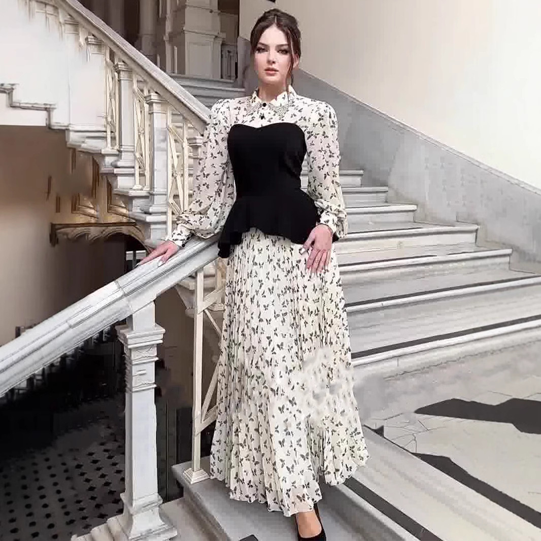 Elegant Womens Dress With Rhinestone Embellishments