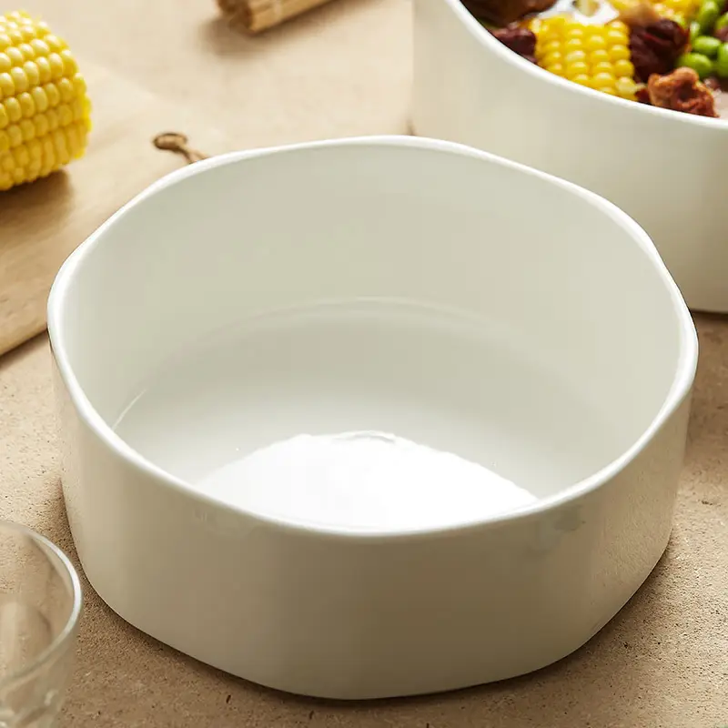 Kitchen Home Creative Octagonal Special-shaped Bowl