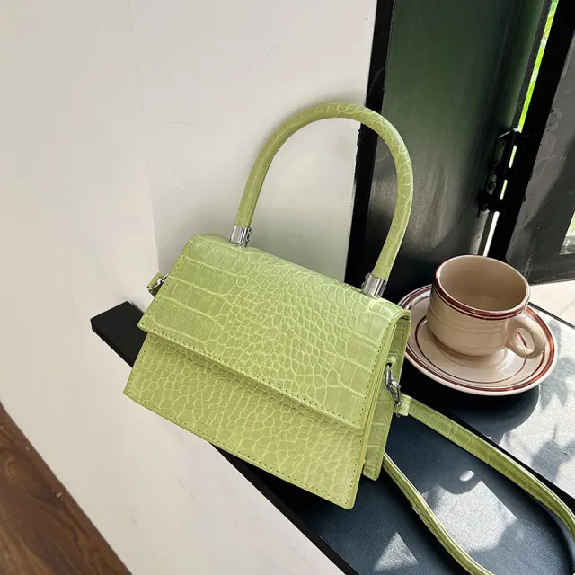 Casual Handbag Stylish And Simple Green - Shop at LoveMi