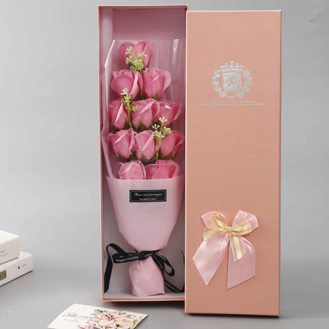 Thanksgiving Christmas Creative 18 Roses Fat Soap Bouquet Company Activity Gift For Girlfriend Birthday Gift 11 Bouquet Pink - Shop at LoveMi