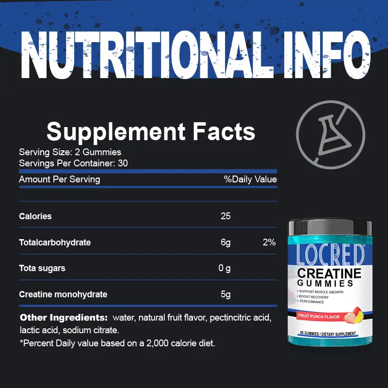 Creatine Exercise Soft Candy Fitness Bear