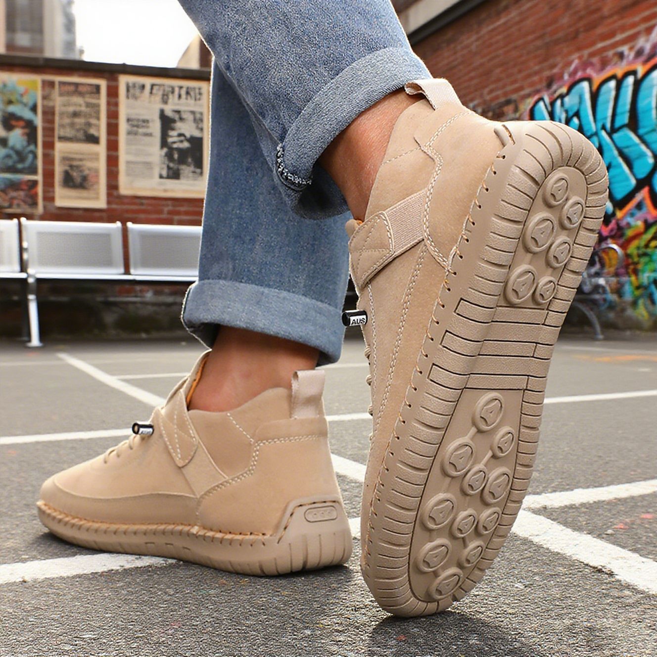 Leather Boots For Outdoor Casual Wear Available In Large Sizes Koalakits36