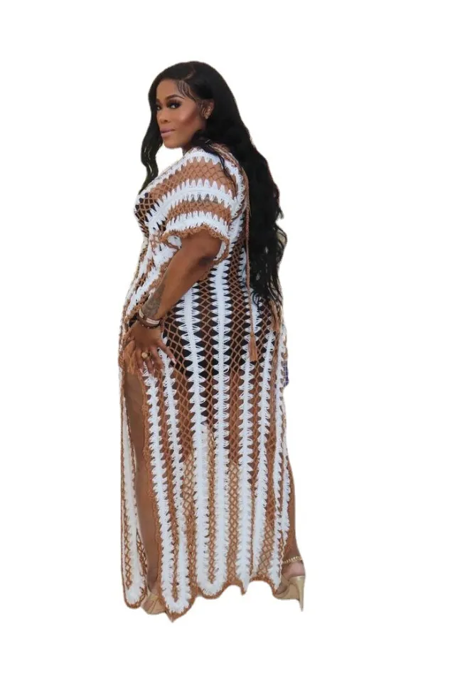 Large Size Without Steel Ring Beach Dress White - Shop at LoveMi