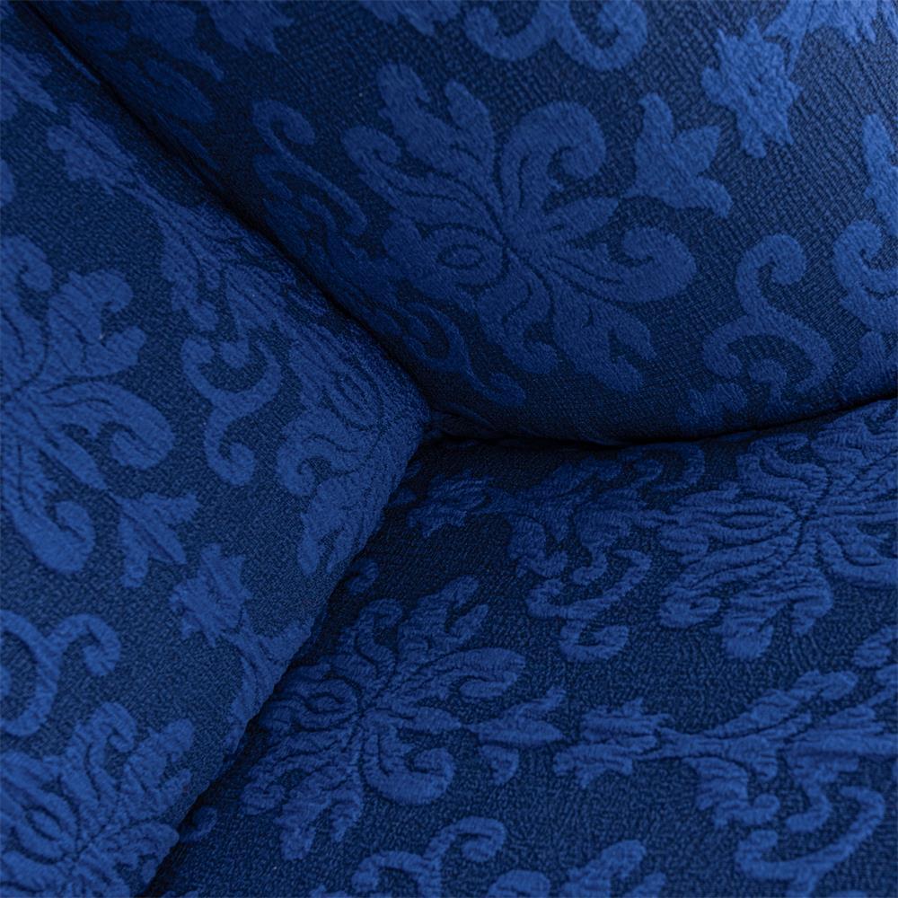 Black Silk Embossed Jacquard Skirt-style Stretch Living Room Sofa Cover