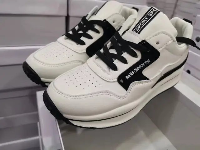 Breathable Low Top Flat Bottom 41 Size Female Lace up Casual Shoes Black - Shop at LoveMi