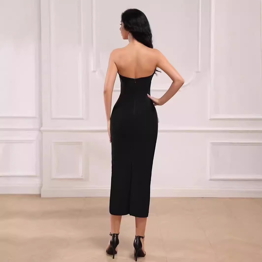 Women's Three-dimensional Flower Bandage Dress