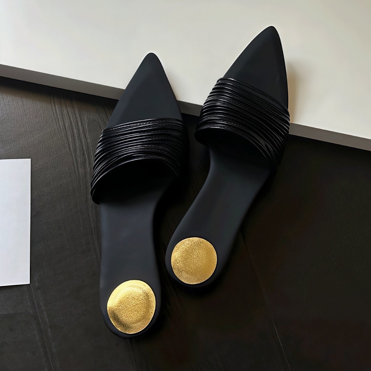 Sheepskin Edition French-style Chic Niche Pointed-toe Stilettos For Outdoor Wear