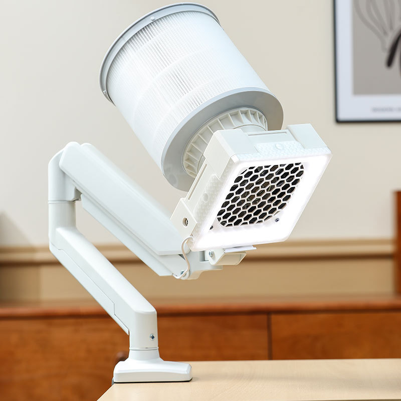 High-power Nail Vacuum With Lamp And Stand Air Powered